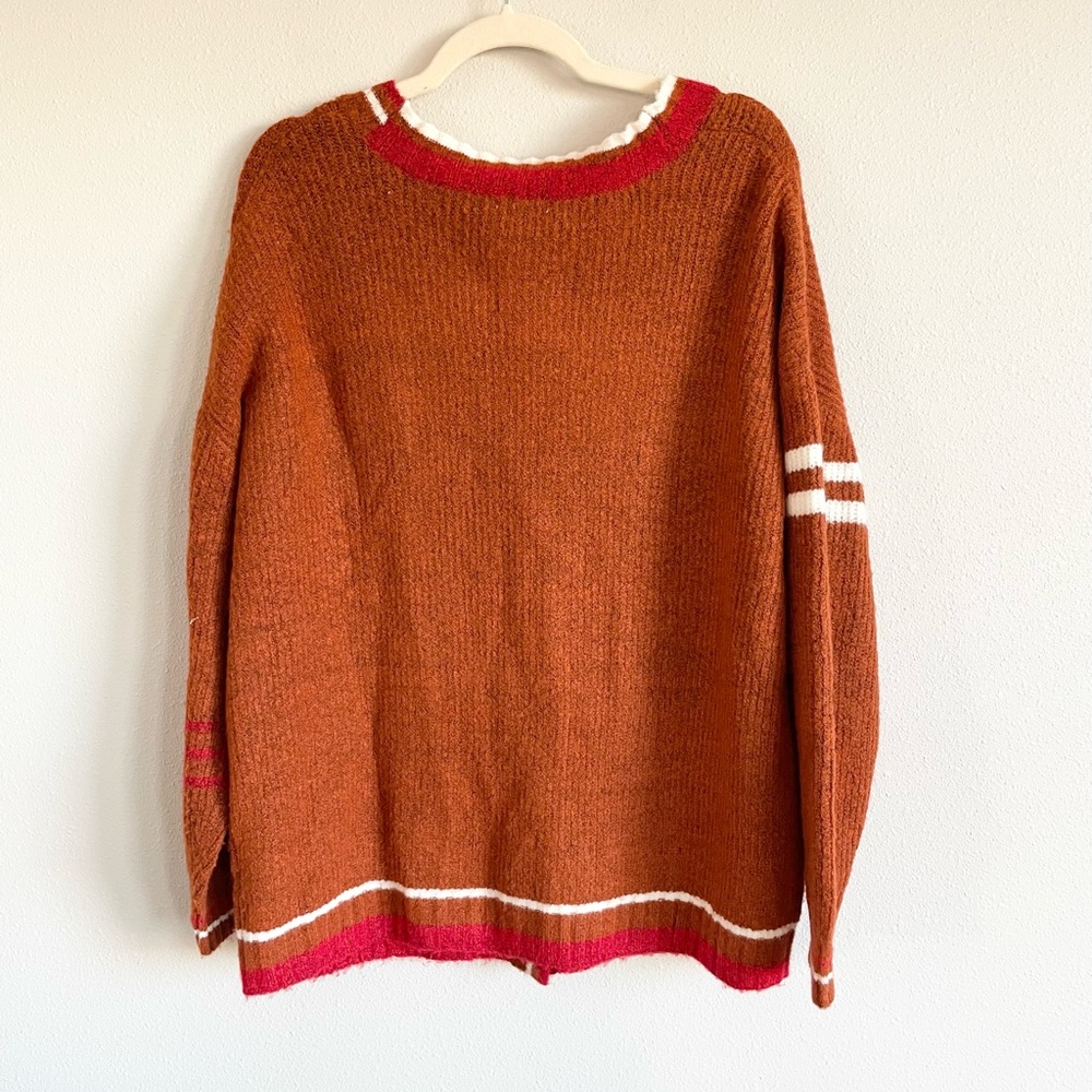 NWOT BP Varsity Cardigan Sweater Small - Picture 6 of 8